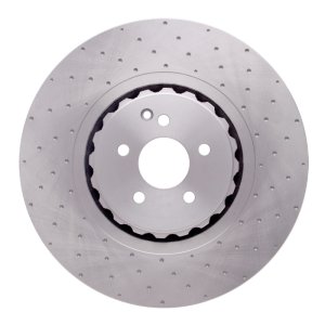 Mercedes-Benz CL65 AMG Brake Rotor (1) - Front - R1 Concepts - Dimpled - `07-`14